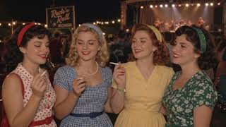 Vintage Smoking Girls, A 1950s Rock 'n' Roll Night Out