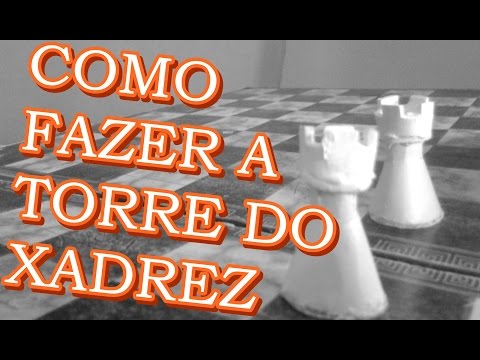 Como fazer a peça Peão do xadrez - jogo ecológico - peça de papel 