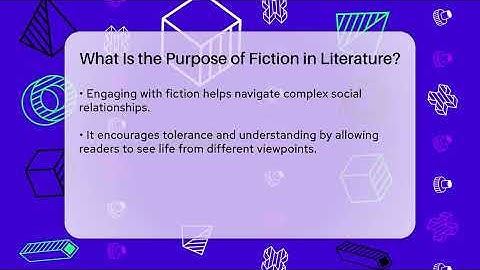What Is the Purpose of Fiction in Literature? - The Prose Path