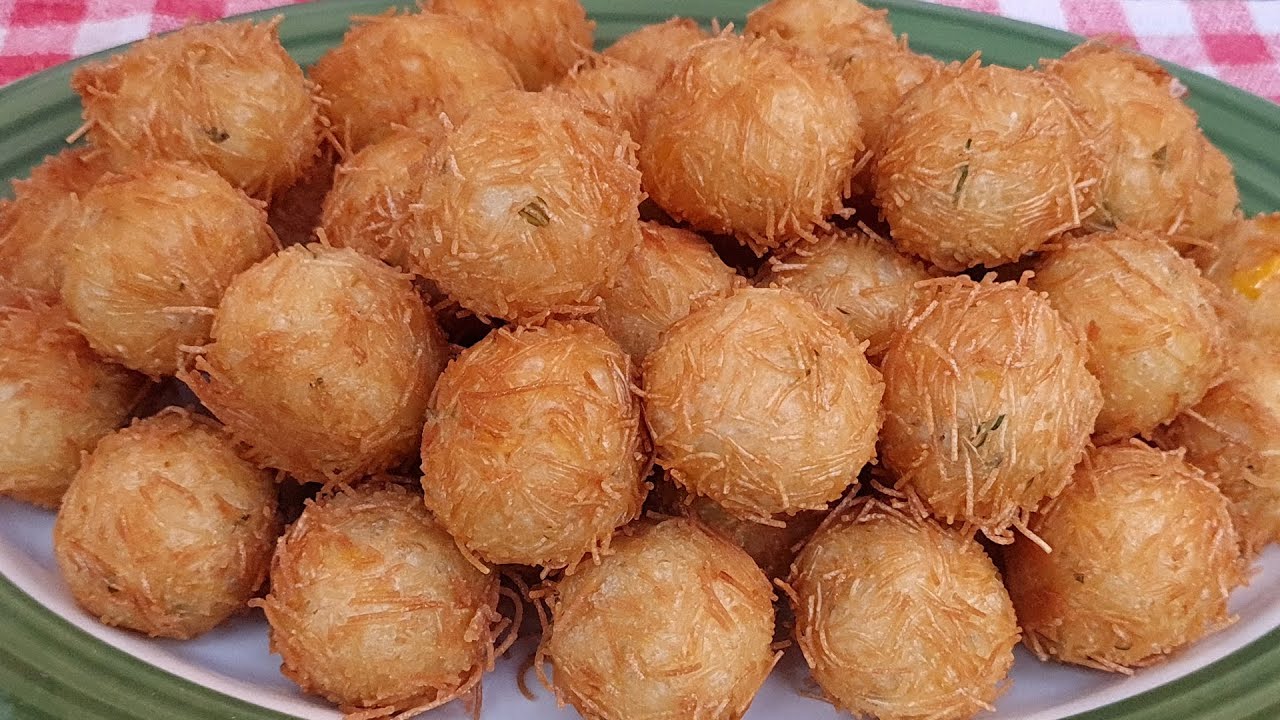 CRESPINHO DE MILHO RECHEADO COM QUEIJO: FÁCIL E CROCANTE | Cebola e Salsa