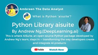 Getting Started with 'aisuite' | Powerful Python Library for AI Developers.