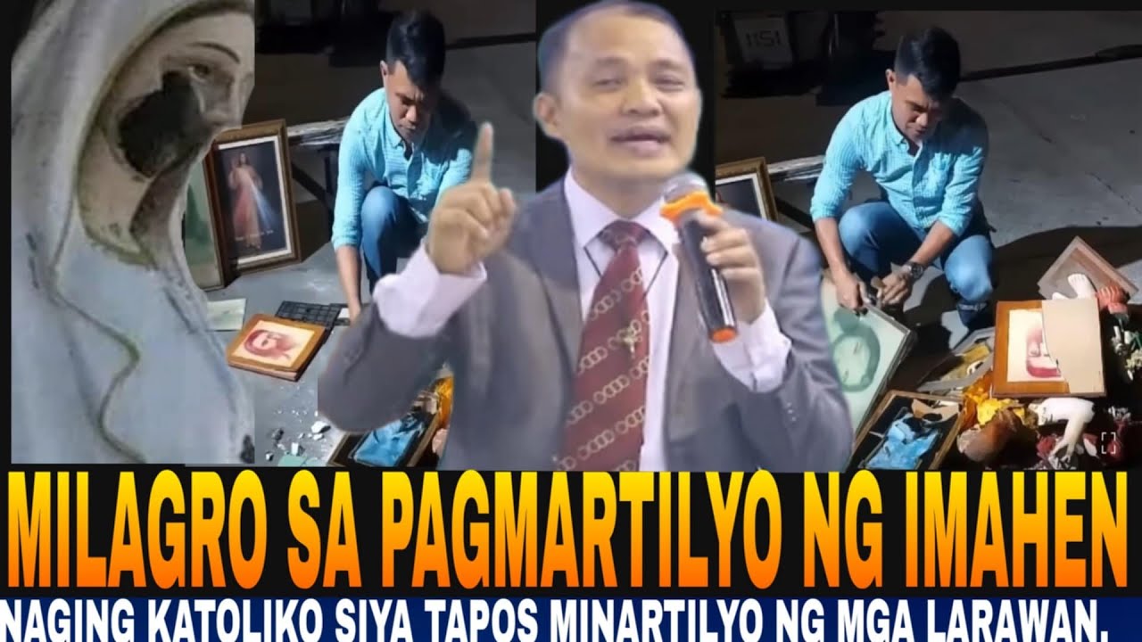 Milagro sa pagmartilyo ng mga larawan, Pastor Converted sa Katoliko!