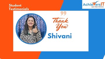 AchieversIT Top Rated Training Institute from Bangalore