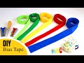 2 ways to Make BIAS TAPE: With or Without a Bias Tape Maker | DOS Formas de Como hacer Cinta de Bies