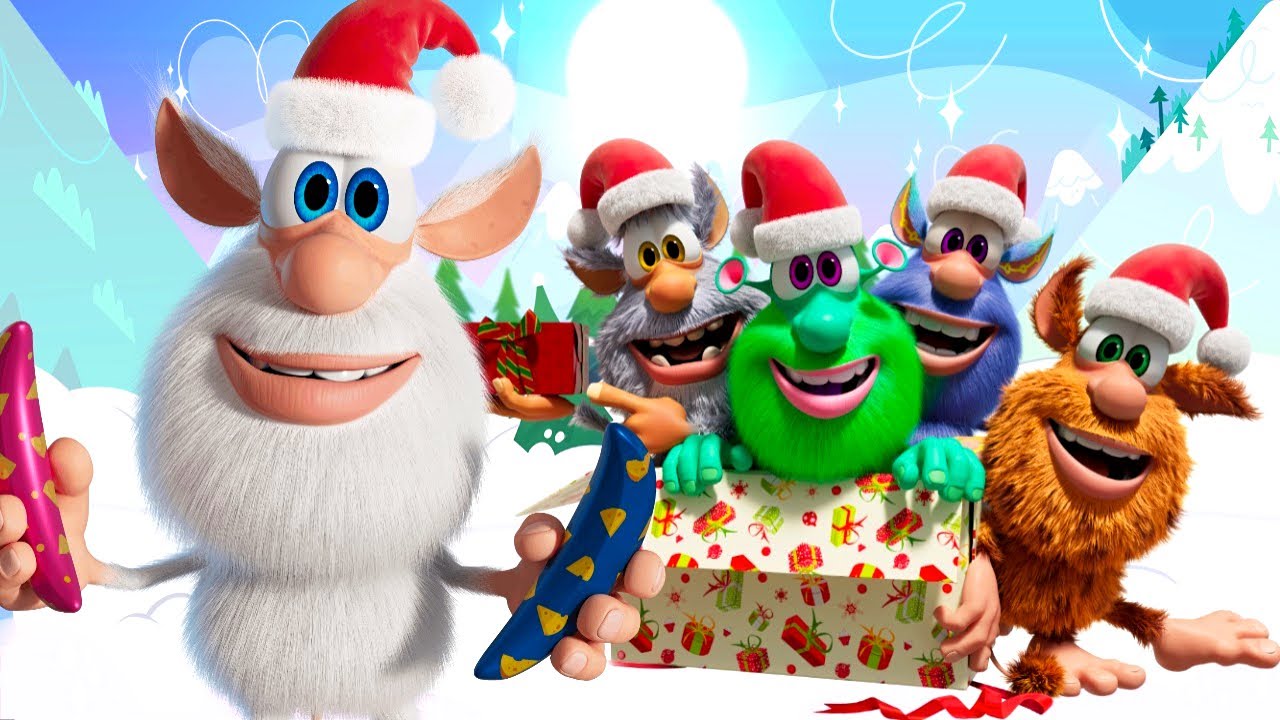 Booba 🎅 Neujahrsferien mit Freunden ⛄🎉 Animierte Kurzfilme ✨ Lustige Cartoons für Kinder