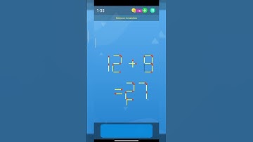 Smart Puzzle | beginner | #matches | level 35 #mathstricks #puzzlegame