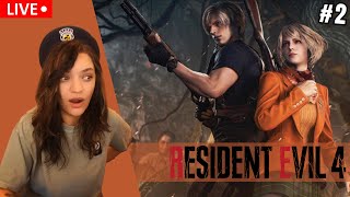 🔴RE MARATHON! Resident Evil 4 REMAKE 🧟‍♀️ LIVE STREAM 🧟‍♀️ PART 2