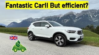 Volvo XC40 T4 Recharge (Plug-In Hybrid) - real-life consumption with empty battery