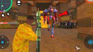 Real Gangster Crime (Red Big Boss Fight Real Hero) River of Fire - Android Gameplay HD screenshot 3