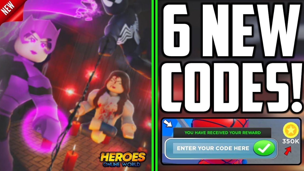 ✨UPDATE✨HEROES ONLINE WORLD ROBLOX CODES - CODE HEROES ONLINE WORLD - HEROES  ONLINE WORLD CODES 