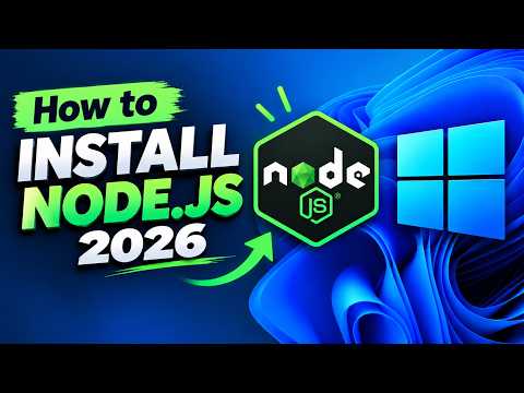 How To Install Node.js on Windows 11 (2026)