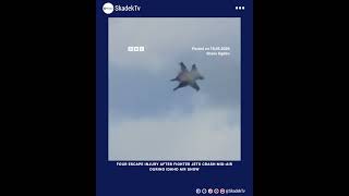 Four Escape Injury After Fighter Jets Crash Mid-Air During Idaho Air Show