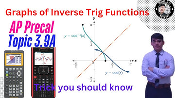 AP Precalculus | Topic 3.9A | Master the Graphs of Inverse Trigonometric Functions