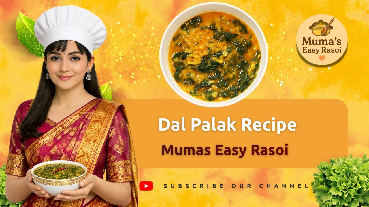 🔥 Dhaba Style Dal Palak Recipe | Healthy & Tasty Palak Dal | Easy Lunch/Dinner Recipe#food