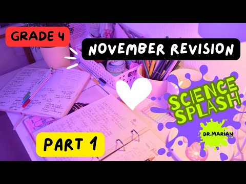 ساينس رابعة ابتدائي مراجعه امتحان شهر نوفمبر  4    1