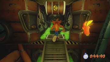 Crash Bandicoot - Toxic Waste Relic Guide Gold Speedrun (18/26)