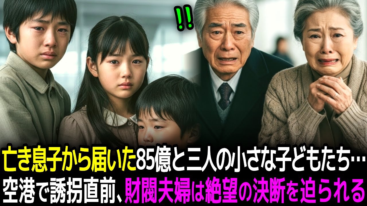 亡き息子から届いた85億と三人の小さな子どもたち、空港で誘拐直前、財閥夫婦は絶望の決断を迫られる｜人生ドラマ｜オーディオブック