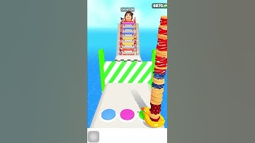 Pancake Run level 28 Gameplay Android,iOS New game #pancakerun #gameplay #shorts