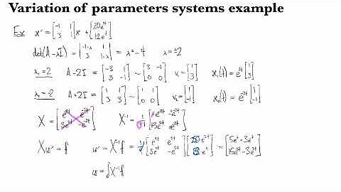 9.6.2 Variation of parameters systems example