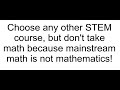 Why Traditional Undergraduate Math Courses Might Be a Waste of Time 💡