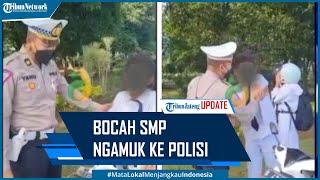 Viral Bocah Smp Ngamuk Maki Maki Polisi Gegara Ditegur Tak Pakai Helm