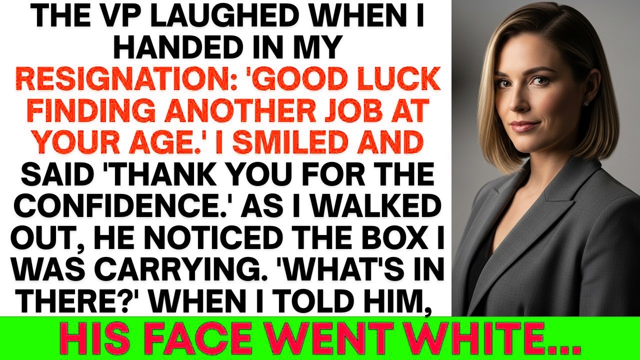 VP Laughed When I Submitted My Resignation — Then Saw What I Was Taking With Me