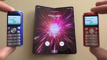Samsung Galaxy Z Fold4, Coca Cola Phone, Pepsi Phone Incoming Calls