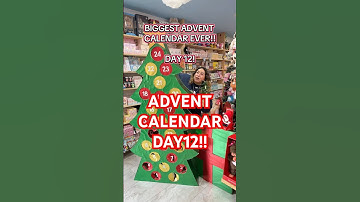 HUGE ADVENT CALENDAR DAY 12!!  #shorts #fyp #christmas #adventcalendar #unboxing #pickaparty #day12