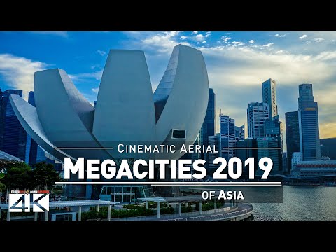 【4K】Drone Footage | 30 MEGACITIES of Asia 2019 ..:: Cinematic Aerial Film