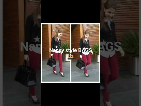 ستايلات حقائب اعتمدتها نانسي عجرم للشتاء نانسي عجرم حقائب فنانين ستايلات اكسبلور فاشون موضة
