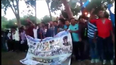 Eritrean Justice Seekers Protesting Against PFDJ Fake Celebration
