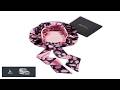 100% Mulberry Silk Bonnet for Sleeping with Ties Adjustable 19 Momme