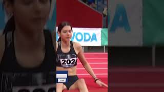 Angelina Topic, 16 years old, 193cm attempt #highjump #trackandfield #shorts #sport