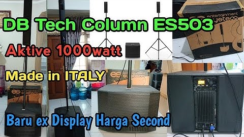 Review DB Tech ES503 Column aktif Baru ex display harga Second