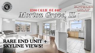 Spacious End-Unit Condo with Heated Floors & Garage | Morton Grove IL