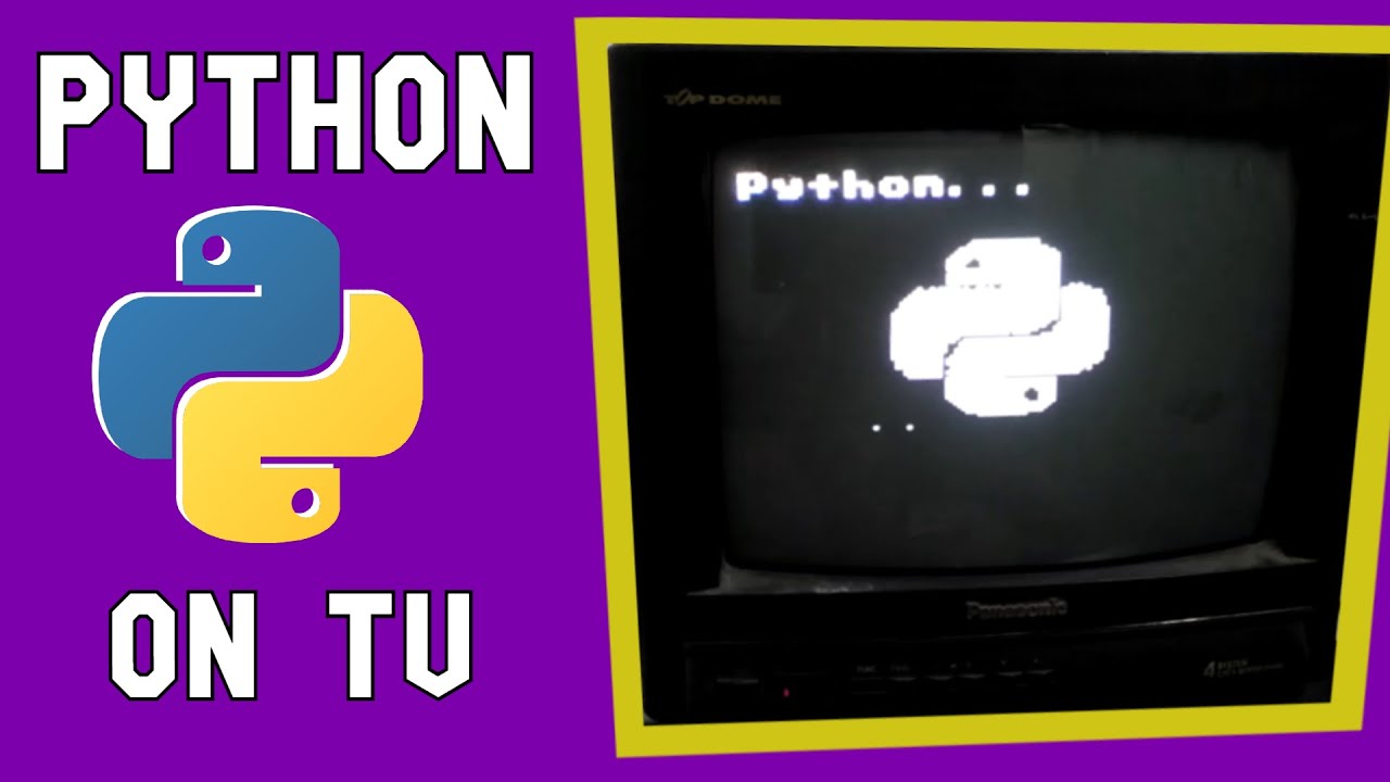 Python On TV | Controlling TV With Python | Display Images & Text on TV ...