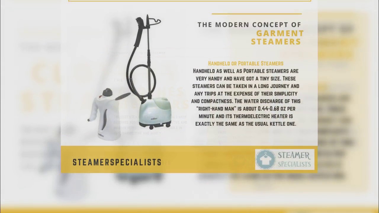 Best Garment Steamer Reviews in Apr 2017 by Steamer Specialists YouTube