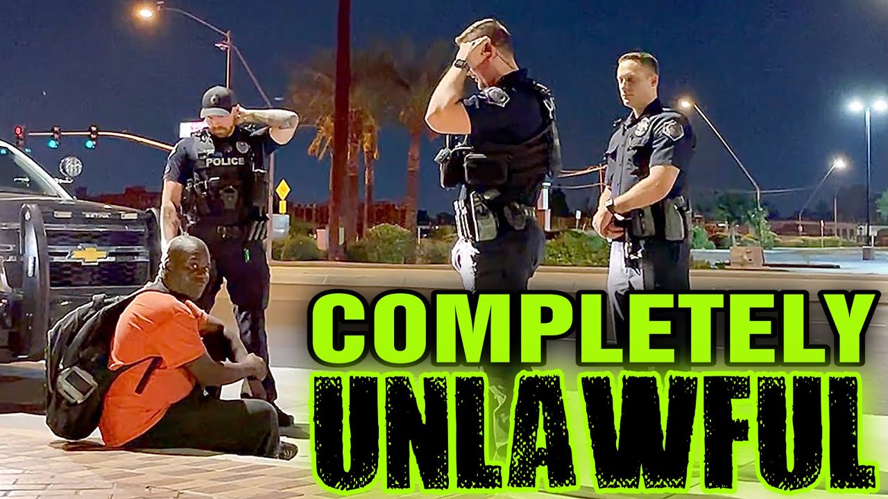 ILLEGAL STOP & ID • Are Mesa Cops UNBELIEVABLY IGNORANT Of BASIC LAWS?  •OR•  WILLFULLY DISOBEDI
