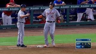 DET@TEX: V-Mart singles to center to score McGehee