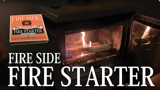 FIRE SIDEのドラゴン着火剤薪ストーブで使ってみた[固形燃料]