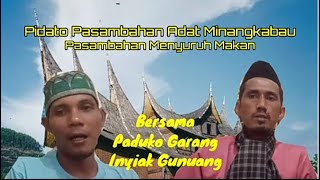 Pidato Pasambahan Adat Minangkabau Makan Dan Minum