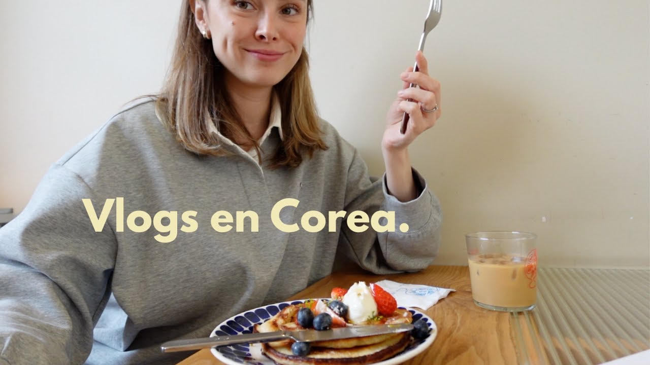 Una chica que ama ir a cafés, comer brunch y visitar librerías lindas en Corea 💌