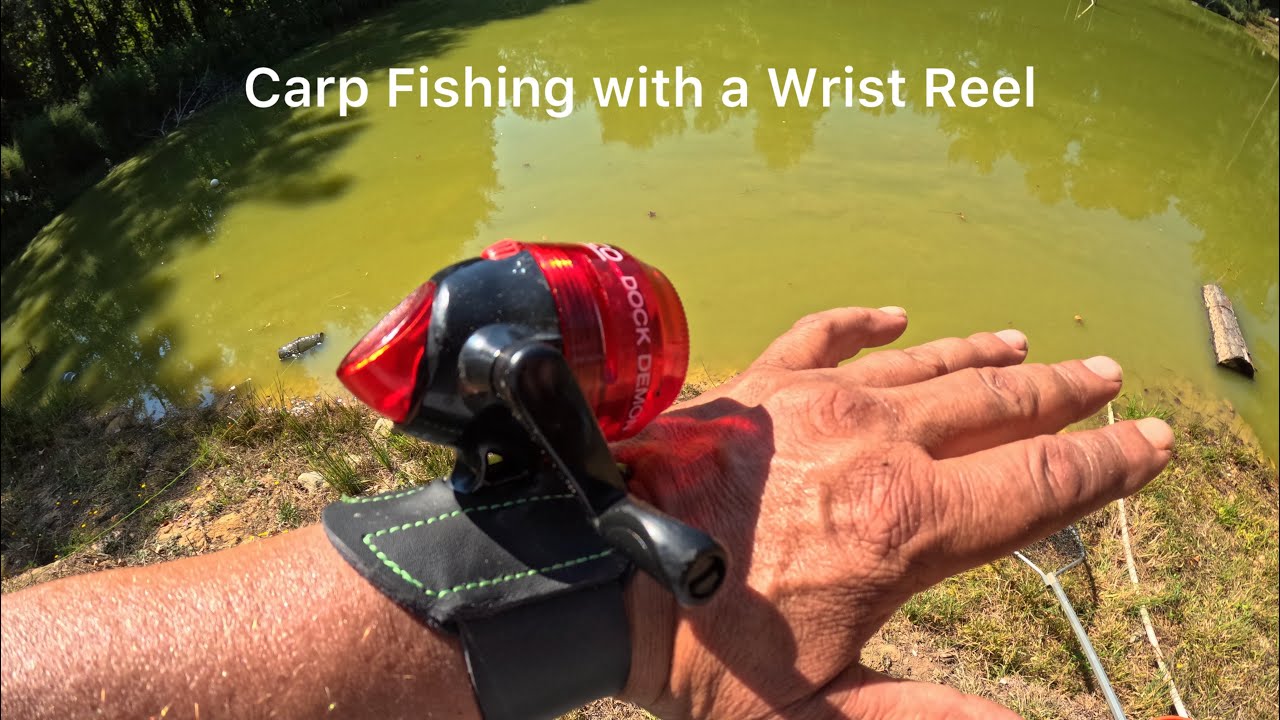 Carp fishing with a Wrist Reel - YouTube