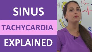 Sinus Tachycardia ECG Nursing: Treatment, Causes, Symptoms, NCLEX Cardiac Review