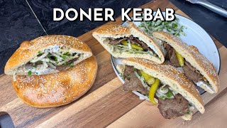 How to Make Doner Kebab at Home | Homemade Kebab Recipe