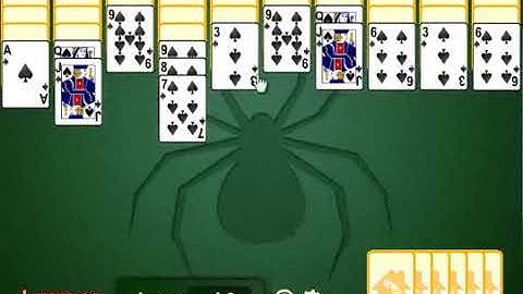 Spider Solitaire online game for free