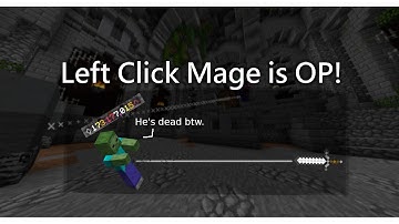 LEFT CLICK MAGE is FAR too OP! | Hypixel Skyblock
