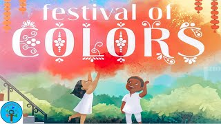 festival of COLORS by Kabir Sehgal & Surishtha Sehgal Illustrated by Vashti Harrison  I Read Aloud I