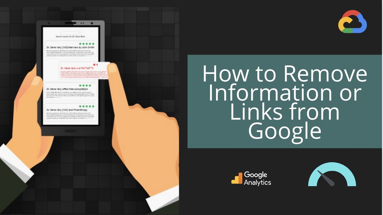 How To Remove Information or Links from Google YouTube