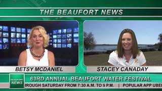 BEAUFORT NEWS | Stacey Canaday, 63rd Annual Beaufort Water Festival | WHHITV